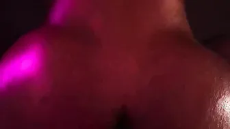 Black dancer with amazing booty twerks and ride my Penis