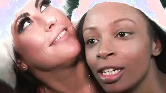 Christmas bukkake party facials