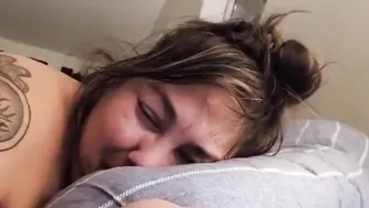 She cant take this penis inside her butt tonight
