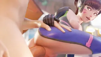 Rough Anal Screwed For D.Va