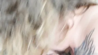 Three-Way hot bimbos Squirting and Cougar with Sloppy Dripping Deep Throat Fellatio