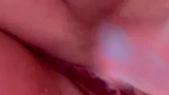 Having fun with my knot sex toy inside the shower
