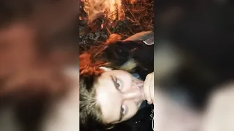 Milf Blows Me Off into the Woods