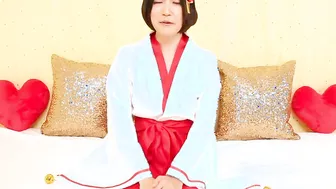 Shrine Maiden Miko Kurozuki Getting Double Creampies into Butt and Cunt for Sex Ritual (Trailer)