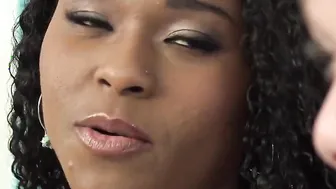 Sensual african barely legal Charlie Rae wants her new white stepdad make her happy