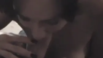 Dick sucking off mistress eats cum into erotic sex tape