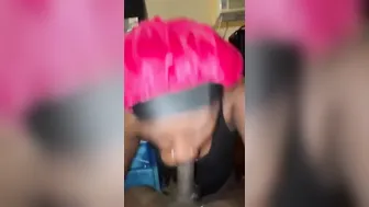 Thin soul sucker can’t got enough big black dick