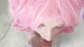Swedish 19 Yo Cosplay Hoe Blows my Penis and Swallows My Cum