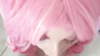Swedish 19 Yo Cosplay Hoe Blows my Penis and Swallows My Cum