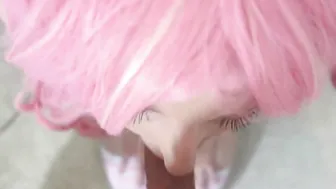 Swedish 19 Yo Cosplay Hoe Blows my Penis and Swallows My Cum