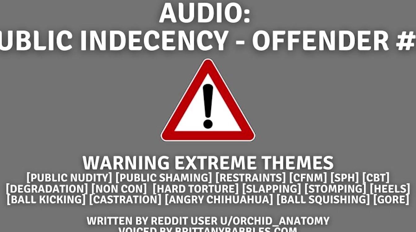 WARNING INTENSE THEMES* Audio: Outdoors Indecency - Offender #1 4kPorn.XXX