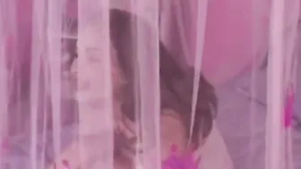 Little April inside Goddess Underwear Showing Off her Fans
