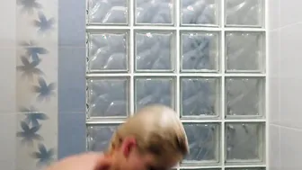 Vanessas into the shower