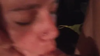 sexy Round Butt Mom Pleasures Penis and Nuts Up Close
