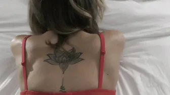 DEEP POUNDING - Skinny Inked Blonde Bombshell Getting Plowed From Behind