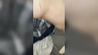 Creamy white cunt with mouth