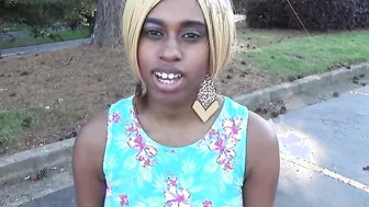 A Cutie African chick Flash Her Huge Booty Inside The