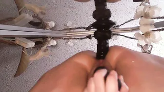 Hottest Anal Screwed w 10 inside bbc Sex Toy Nuts Deep