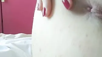 Blonde 18 yo Hot fingring her tight asshole. Part three.