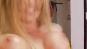 Stunning Blonde Hoe Cowgirl Rides Penis Fun Session