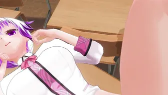 3D CARTOON Schoolgirl booty fucking into class