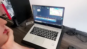 I gotten interrupted while editing videos looking over my shoulder made him rough so I took care of it