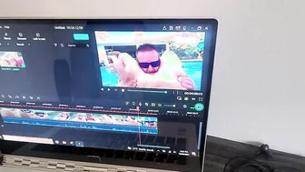 I gotten interrupted while editing videos looking over my shoulder made him rough so I took care of it