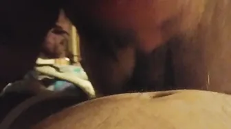 BBW suck amputee cock
