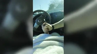 Milf blowing cock into outside part two