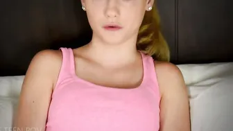 Exploited porn video – BEFORE she goes to her prom or graduates REAL LIFE 12th grade teens year older college girl tries porn audition by