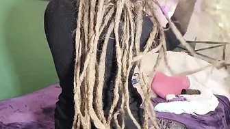 Billie Bee Smoking and Body/Long hair worship. Rips her Stockings while Fucking her soak twat.