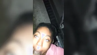 Hot Pit Stop on the side of the road public deep throat let me suck you dry daddy