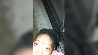 Hot Pit Stop on the side of the road public deep throat let me suck you dry daddy