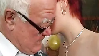 Grandpas 80th birthday gang bang party