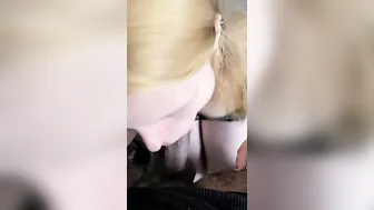 Lover blowing my penis