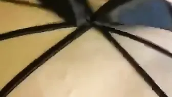 Incredible Sexy blonde getting cum on booty and fuck to shaking orgasm