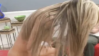 Cuckold Hubby Watches Blonde Wifey Sarah Jessie Gets