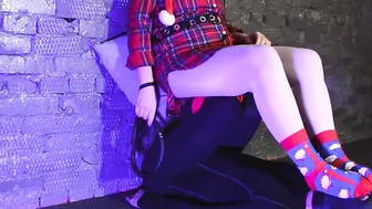 Feet Gagging Trampling And Sitting On Face Inside Warm Socks