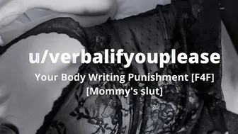 [F4F] Mommy Writes On Your Body [British Dyke Audio]