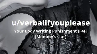 [F4F] Mommy Writes On Your Body [British Dyke Audio]