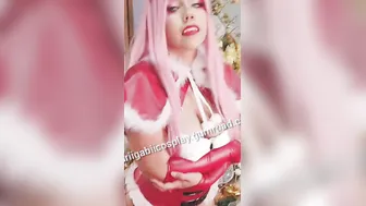 Zerotwo Christmas cosplay