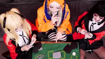 Kakegurui five girls two men group sex
