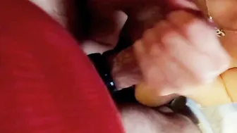 Put your hand inside his booty and jerk him off - spoiler