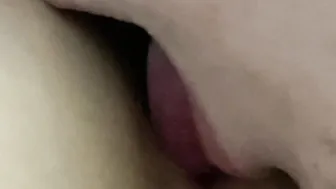 Happy New Year Crazy Hot 18 first anal fucking after booty licking and jizzed on butt point of view
