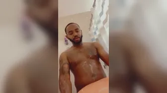 big black dick fixes PAWG shower leak tease