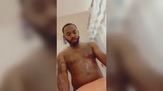 big black dick fixes PAWG shower leak tease