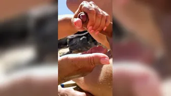 Beach hand job Fuerteventura