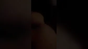 My fat booty jiggling as he hit it from behind