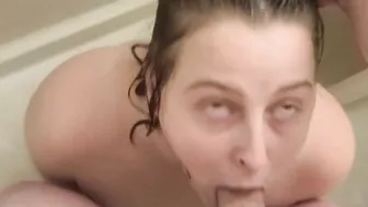 head inside the shower