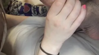 My gigantic ASS mistress is SQUIRTING and blows penis like a BIMBO